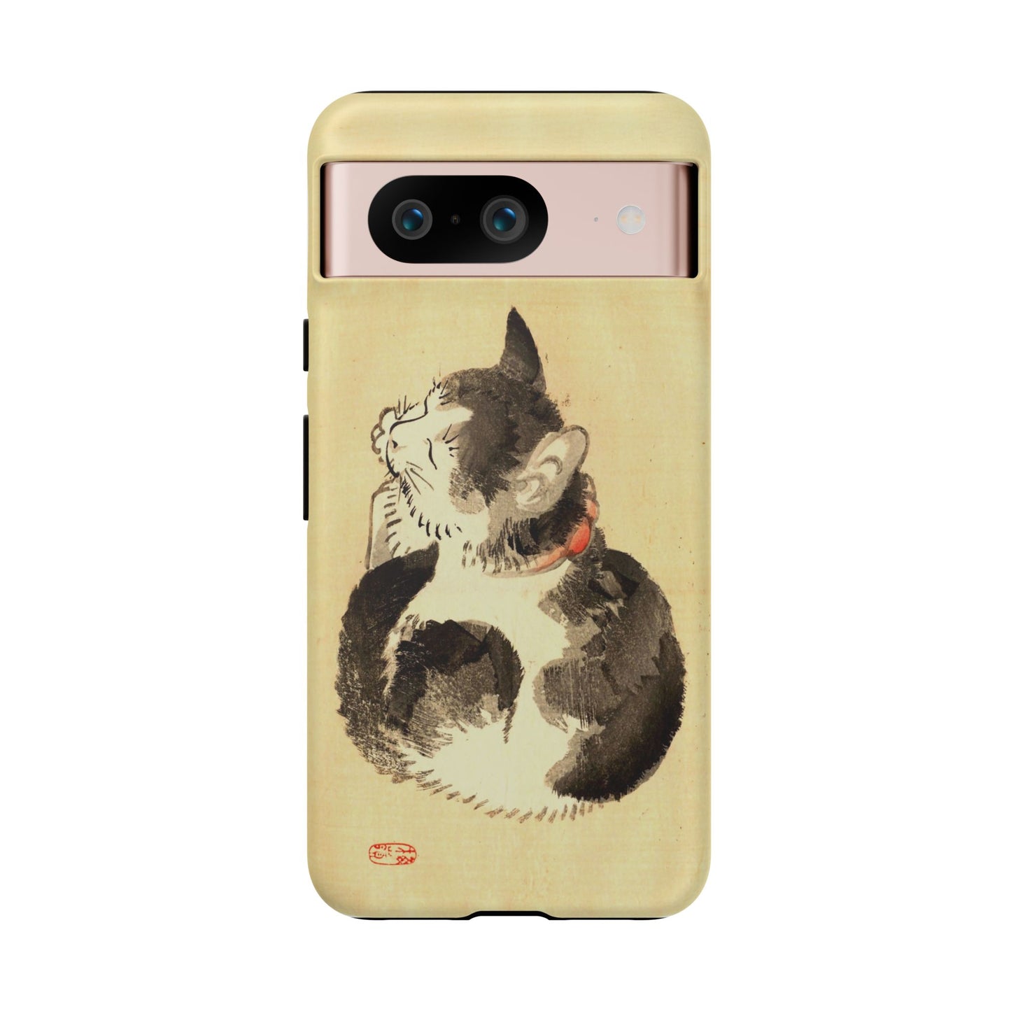 Sleeping Cat iPhone Case | Meiji Era Japanese Ink Painting | Ukiyo-e Art Phone Case | Vintage Japan Cat Gift