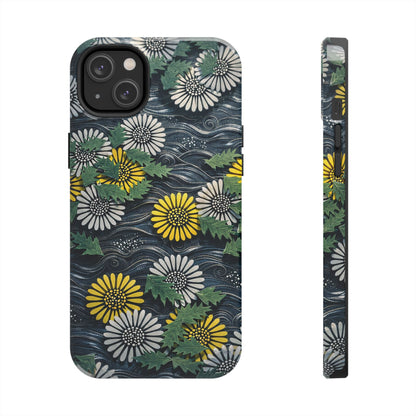Japanese Dandelion Moonlight Tough Phone Case | Kamisaka Sekka 1901 | Meiji Era Art