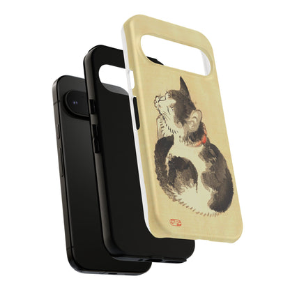 Sleeping Cat iPhone Case | Meiji Era Japanese Ink Painting | Ukiyo-e Art Phone Case | Vintage Japan Cat Gift