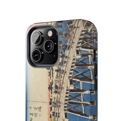 浮世絵ブリッジ・ミニマルスマホケース Ukiyo-e Bridge Minimalist Phone Case