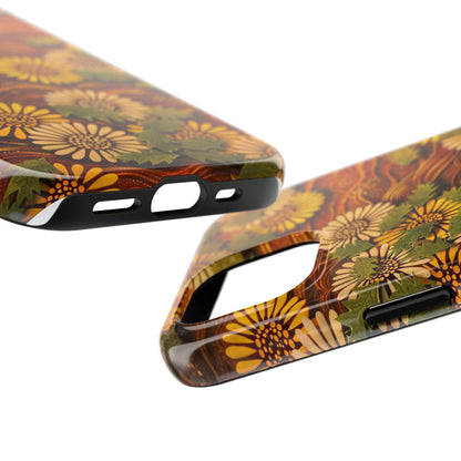 Japanese Dandelion Sunset Glow Tough Phone Case | Kamisaka Sekka 1901 | Meiji Era Art