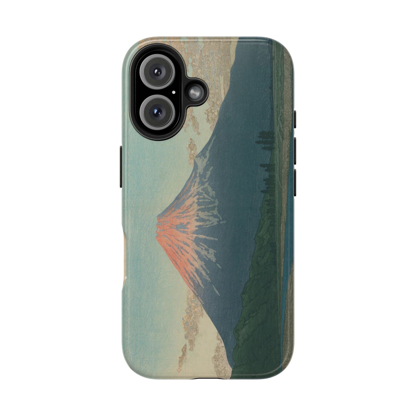 Red Fuji Japanese Ukiyo-e Phone Case - Hokusai Mount Fuji Art Cover