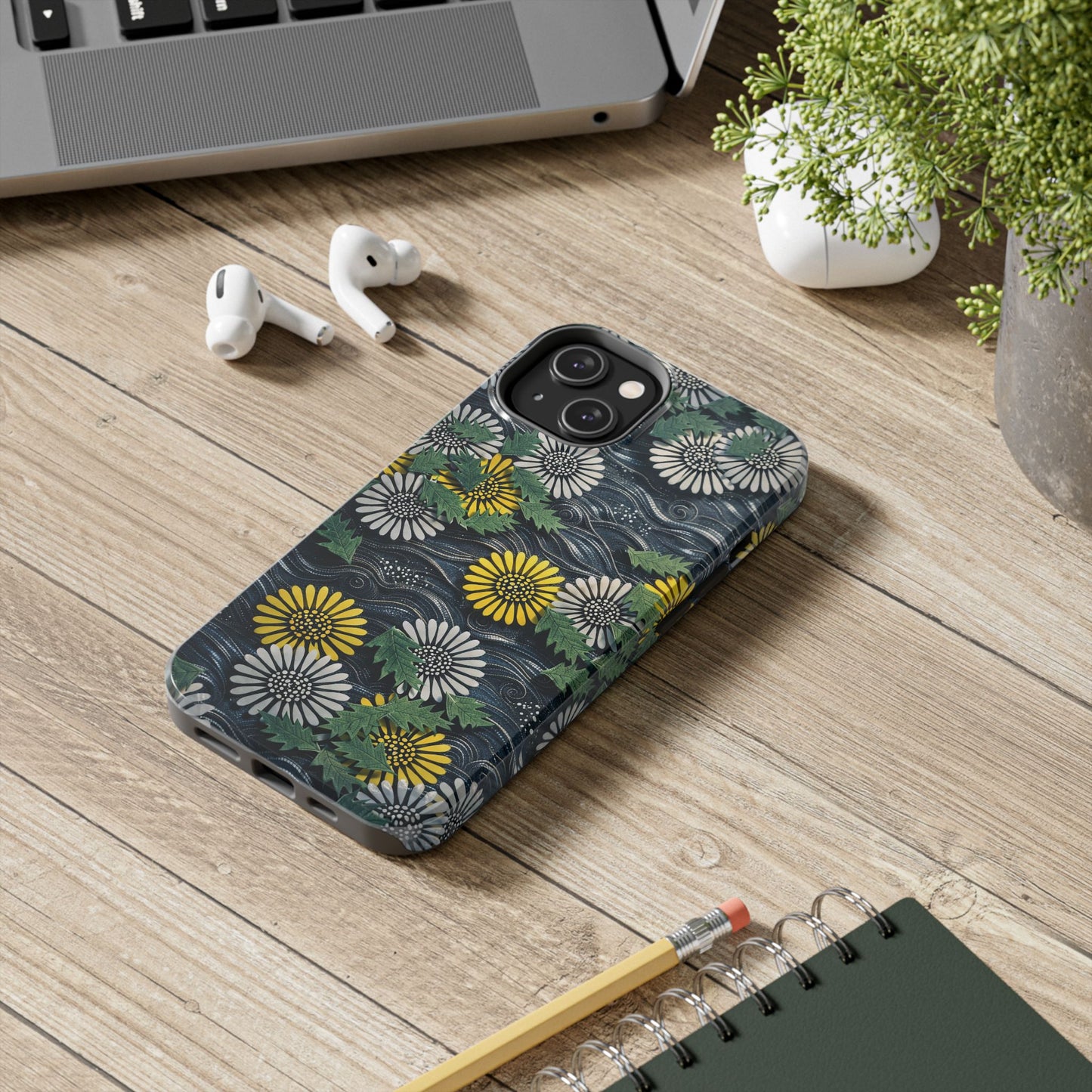 Japanese Dandelion Moonlight Tough Phone Case | Kamisaka Sekka 1901 | Meiji Era Art