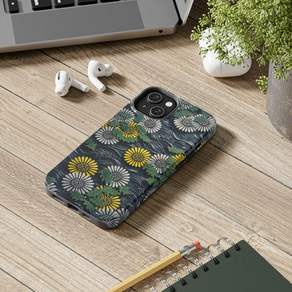 Japanese Dandelion Moonlight Tough Phone Case | Kamisaka Sekka 1901 | Meiji Era Art
