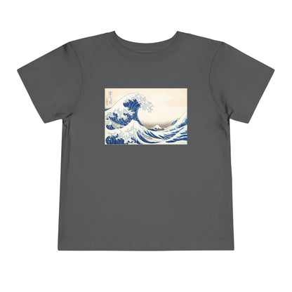 Great Wave off Kanagawa Toddler T-Shirt - Hokusai Japanese Art Kids Tee