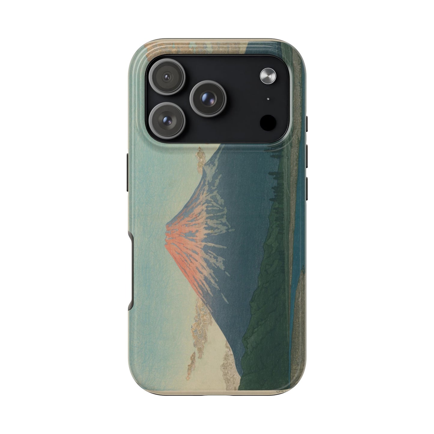 Red Fuji Japanese Ukiyo-e Phone Case - Hokusai Mount Fuji Art Cover