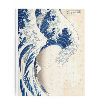 “Hokusai Great Wave Jigsaw Puzzle – Japanese Art Gift”(120/252/500 pcs)