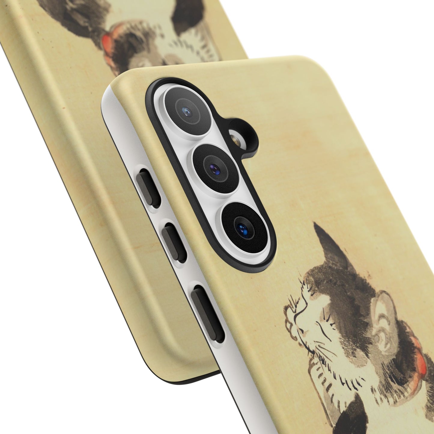 Sleeping Cat iPhone Case | Meiji Era Japanese Ink Painting | Ukiyo-e Art Phone Case | Vintage Japan Cat Gift
