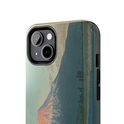 Red Fuji Japanese Ukiyo-e Phone Case - Hokusai Mount Fuji Art Cover