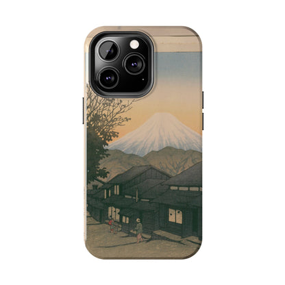 Kawase Hasui "Yuicho Village & Mount Fuji" Phone Case | 1935 Japanese Woodblock Art | Shin-Hanga