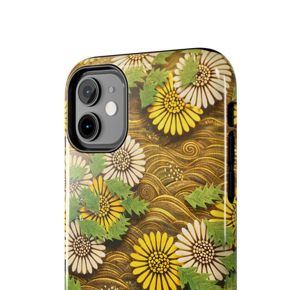 Japanese Dandelion Morning Glow Tough Phone Case | Kamisaka Sekka 1901 | Meiji Era Art