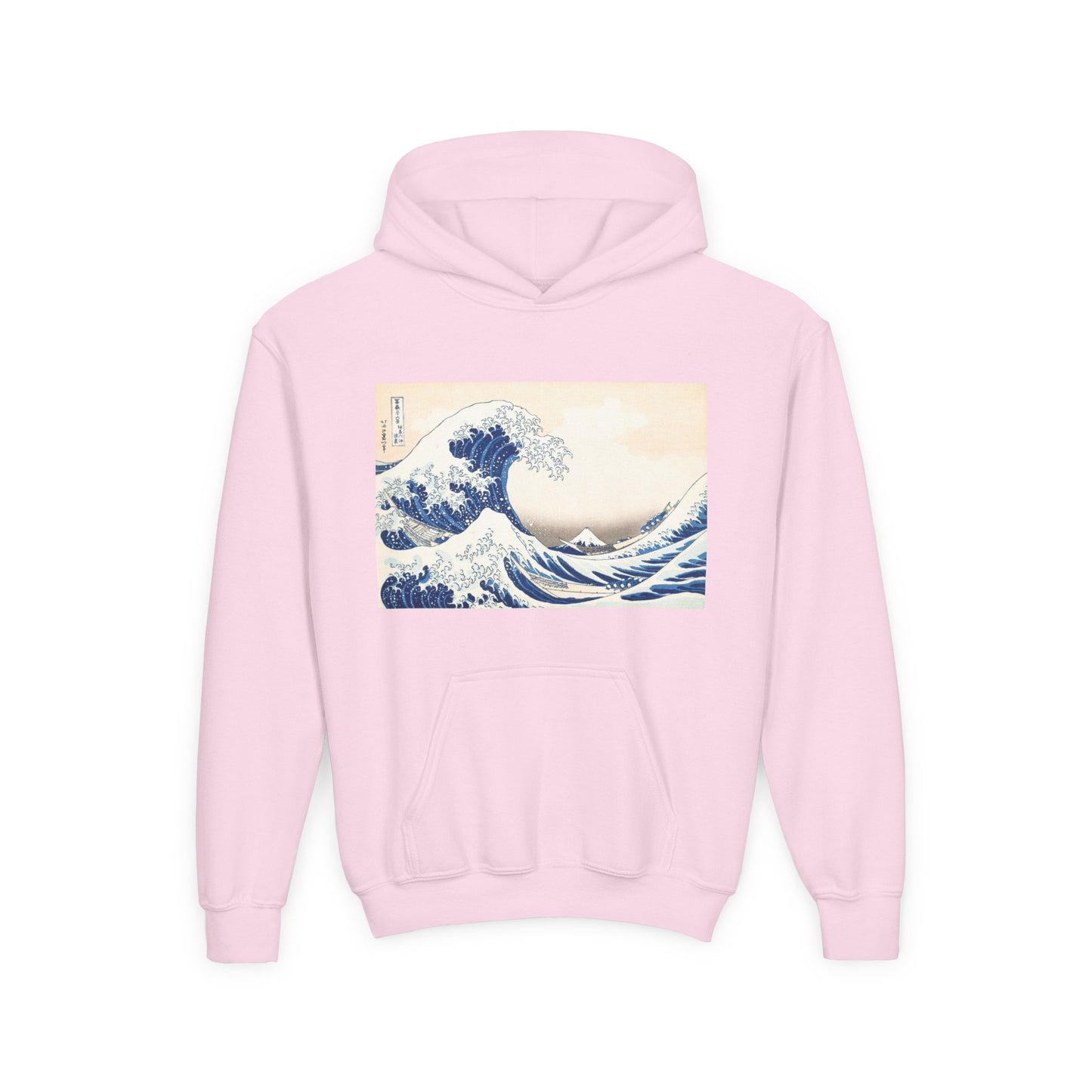 Great Wave off Kanagawa Kids Hoodie - Hokusai Japanese Art Youth Sweatshirt