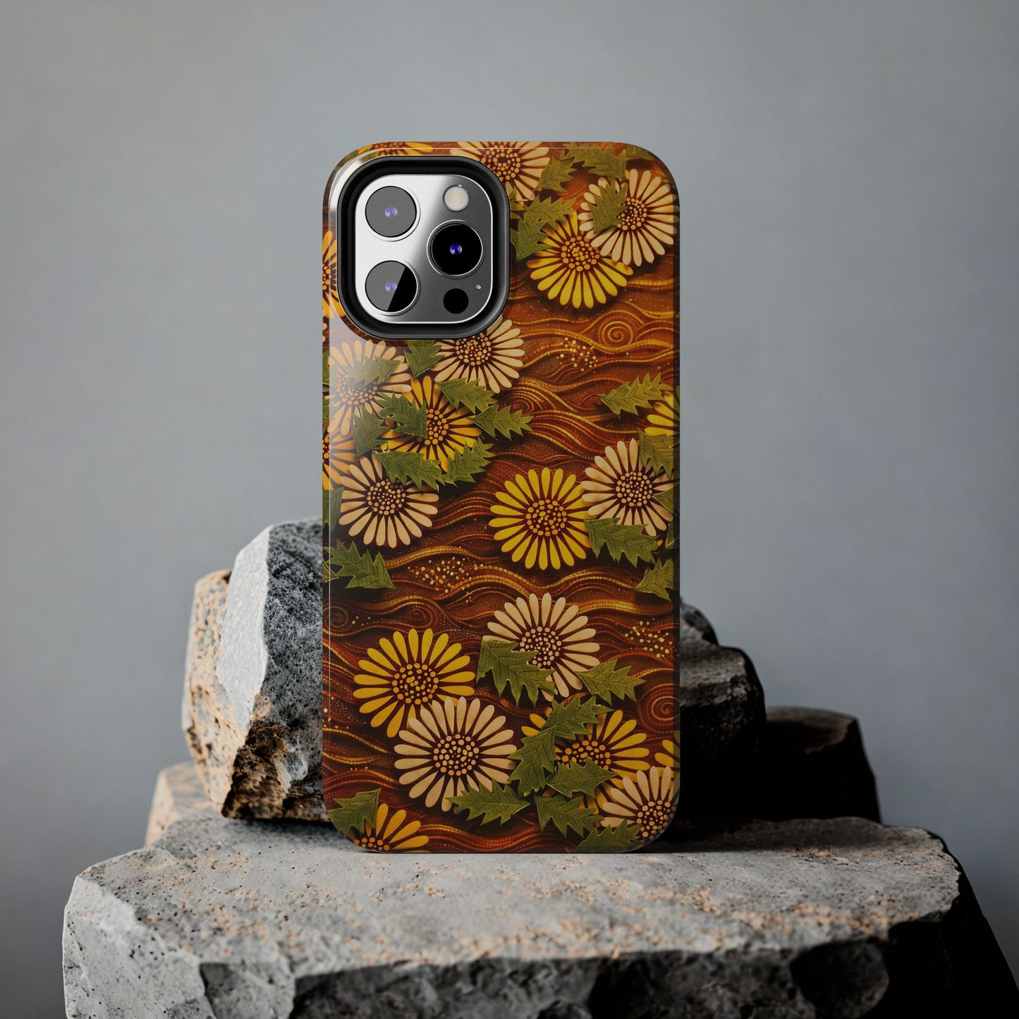 Japanese Dandelion Sunset Glow Tough Phone Case | Kamisaka Sekka 1901 | Meiji Era Art