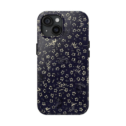 Taisho Era Shochikubai Phone Case | 1926 Pine, Bamboo & Plum | Japanese Chiyogami Art