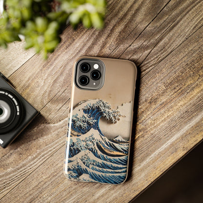 Japanese Great Wave Phone Case | Hokusai Katsushika 3D Art | Edo Era Masterpiece | Fuji Mountain