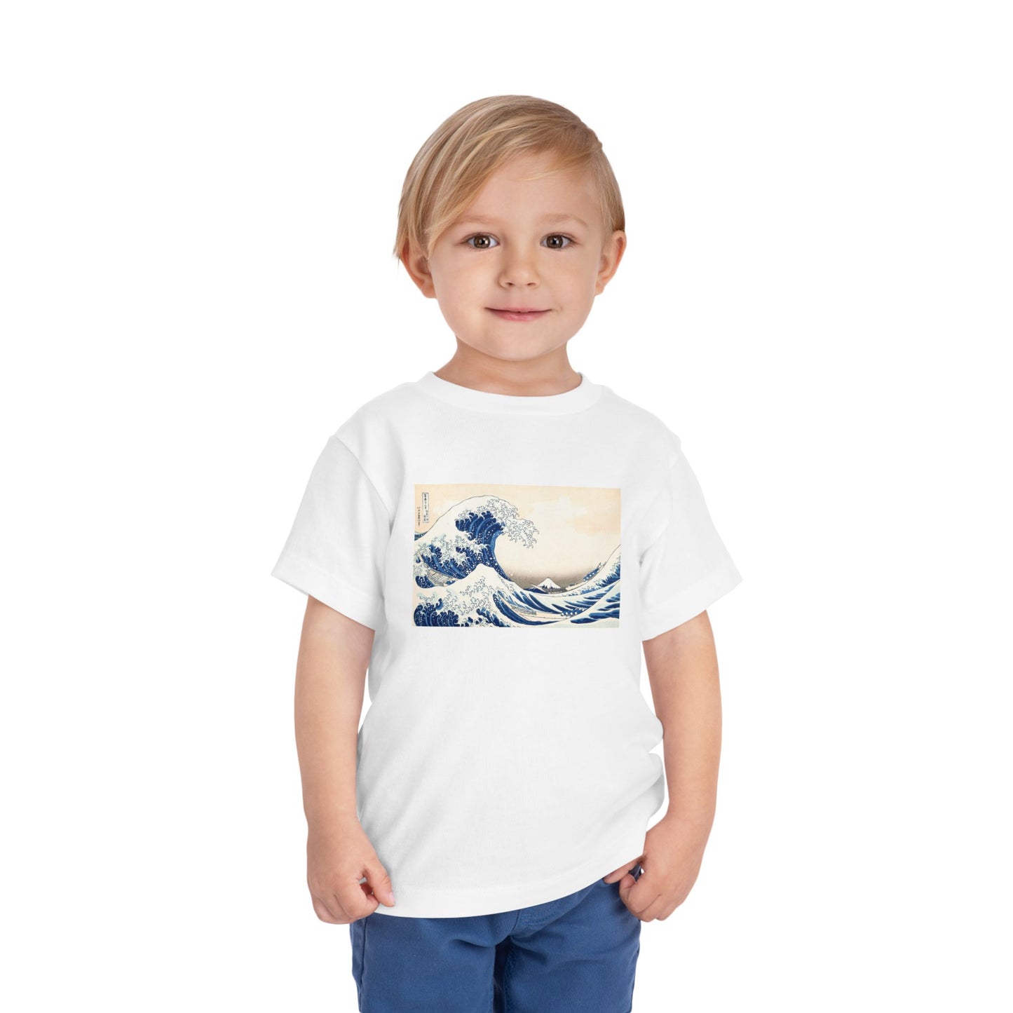 Great Wave off Kanagawa Toddler T-Shirt - Hokusai Japanese Art Kids Tee