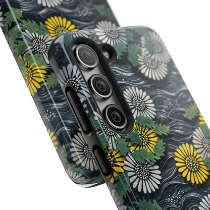 Japanese Dandelion Moonlight Tough Phone Case | Kamisaka Sekka 1901 | Meiji Era Art