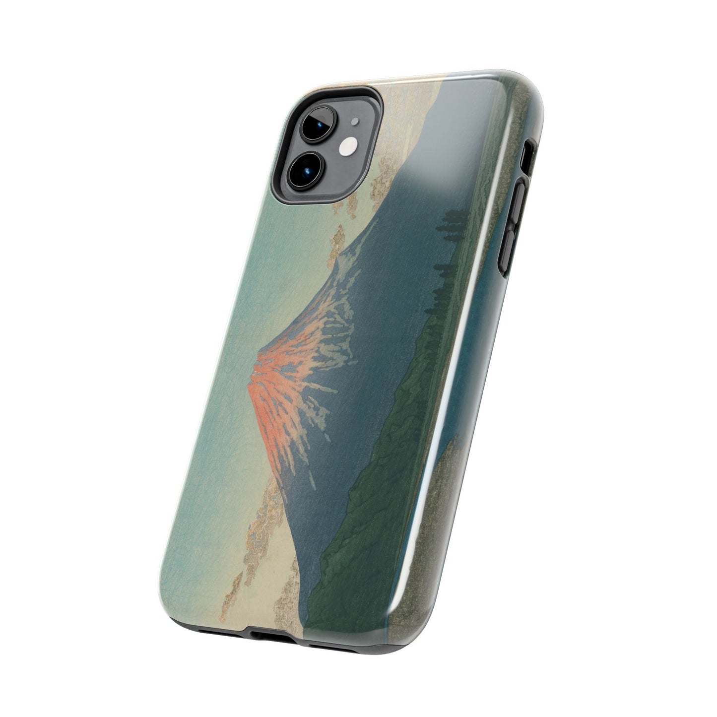 Red Fuji Japanese Ukiyo-e Phone Case - Hokusai Mount Fuji Art Cover