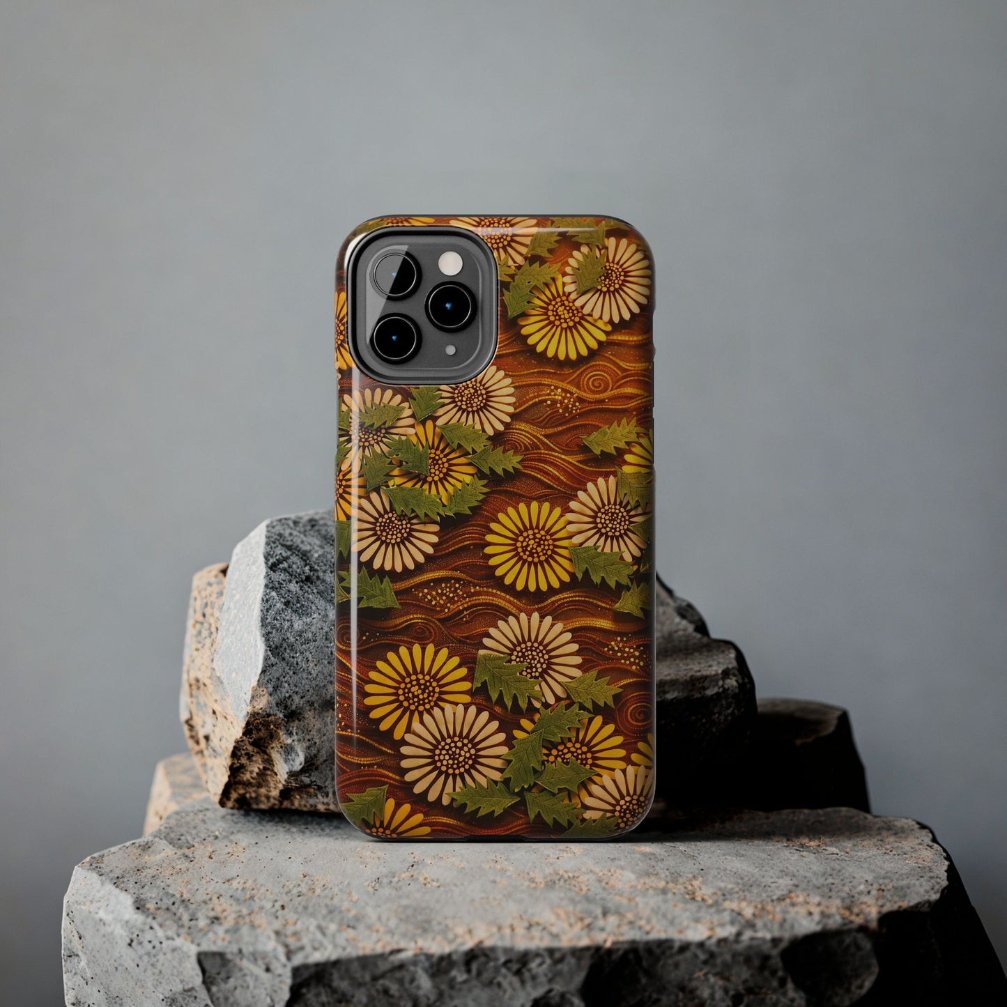Japanese Dandelion Sunset Glow Tough Phone Case | Kamisaka Sekka 1901 | Meiji Era Art