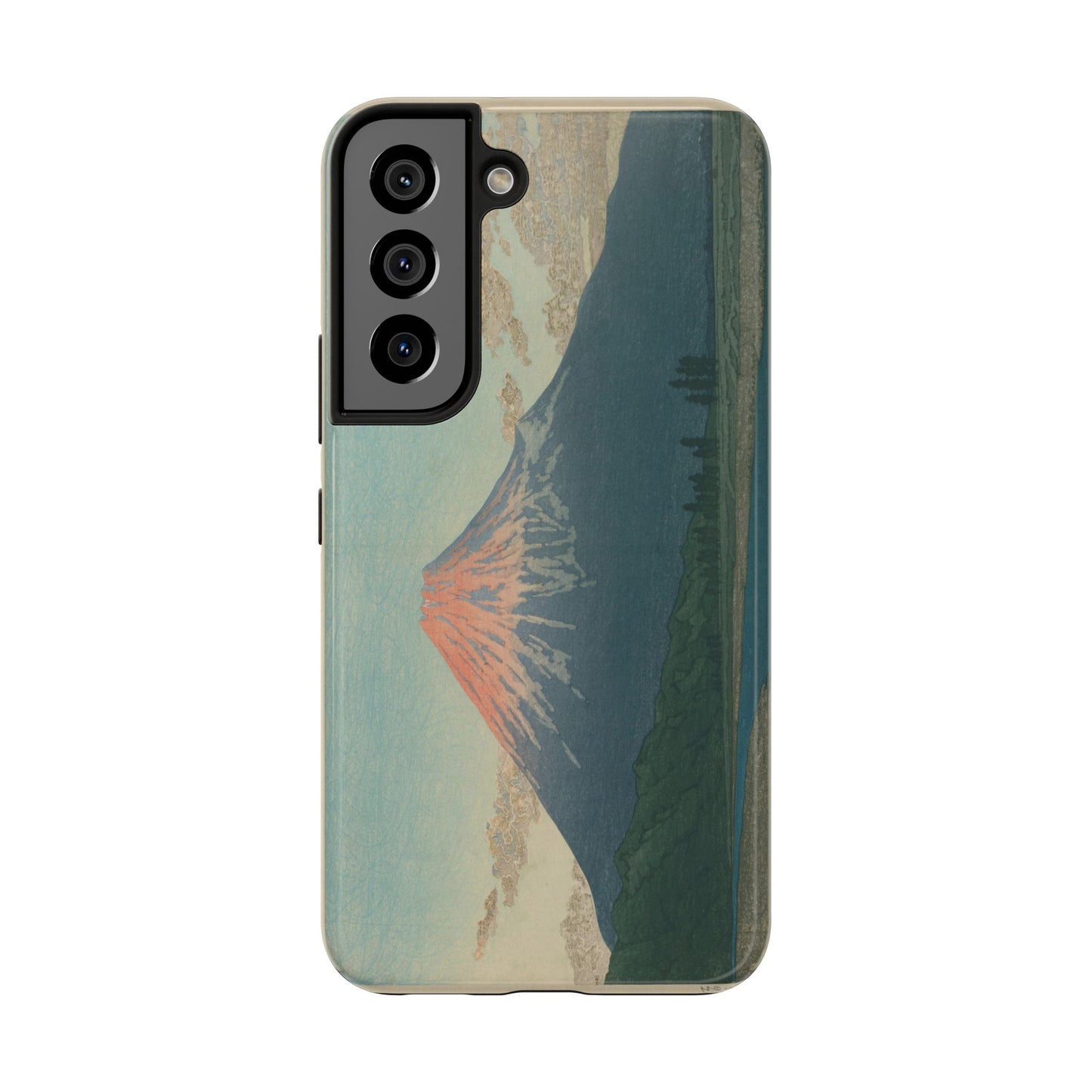 Red Fuji Japanese Ukiyo-e Phone Case - Hokusai Mount Fuji Art Cover