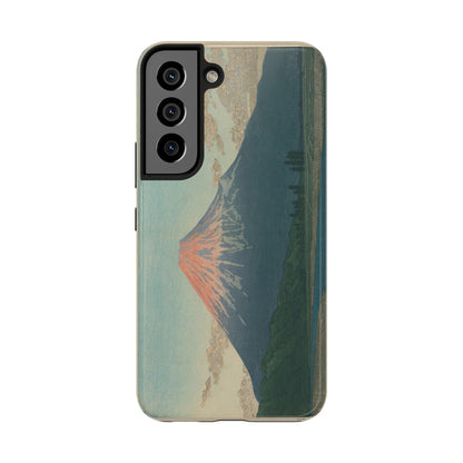 Red Fuji Japanese Ukiyo-e Phone Case - Hokusai Mount Fuji Art Cover