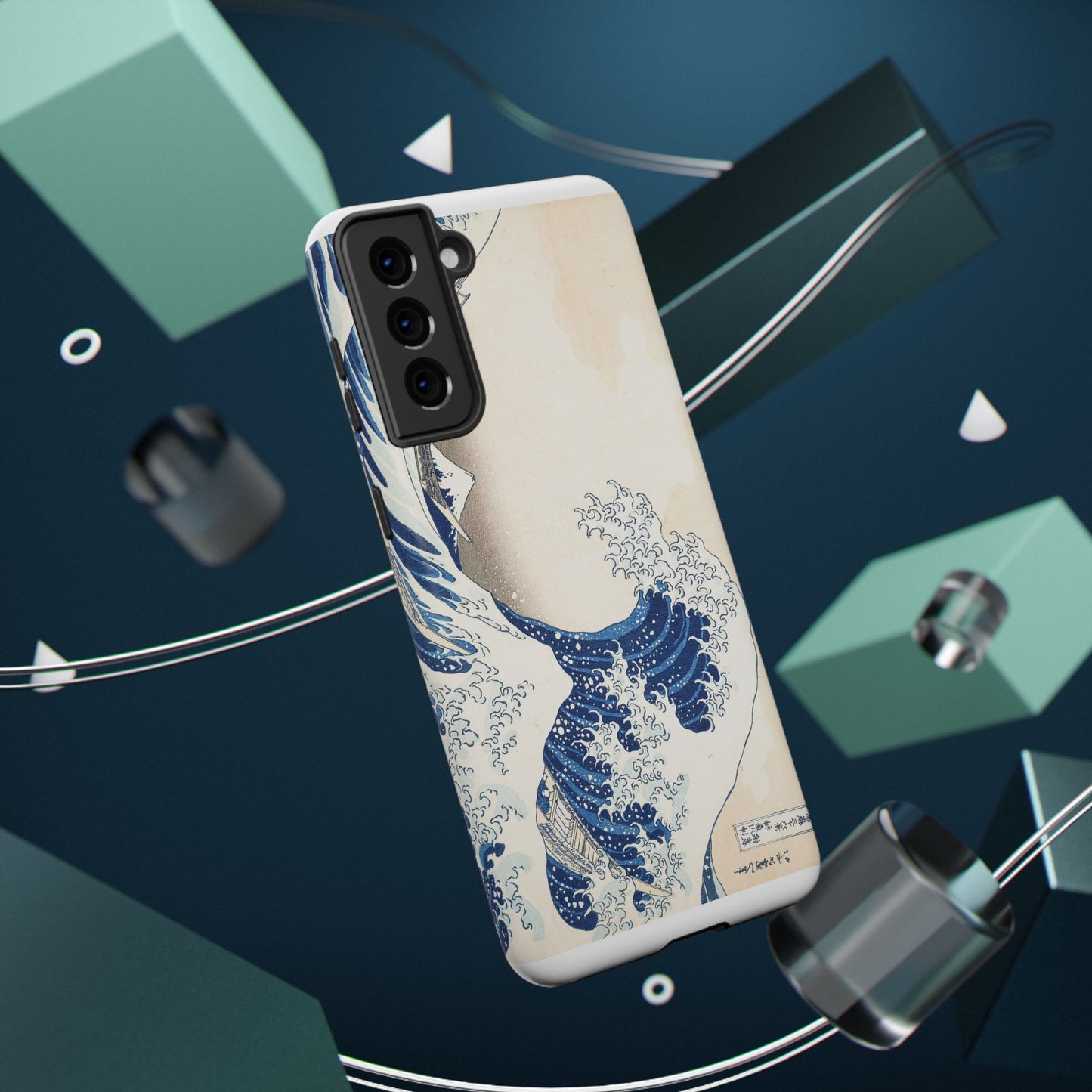 Hokusai "The Great Wave" Shockproof Phone Case | Edo Era Japanese Ukiyo-e Art | Dual Layer Protection