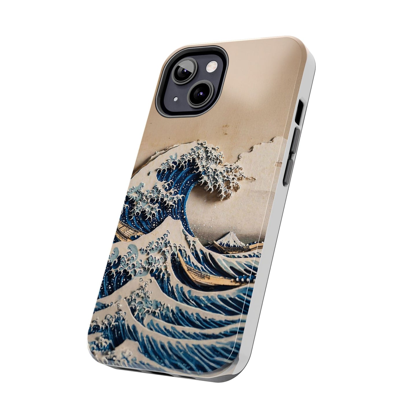 Japanese Great Wave Phone Case | Hokusai Katsushika 3D Art | Edo Era Masterpiece | Fuji Mountain