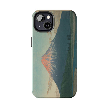 Red Fuji Japanese Ukiyo-e Phone Case - Hokusai Mount Fuji Art Cover
