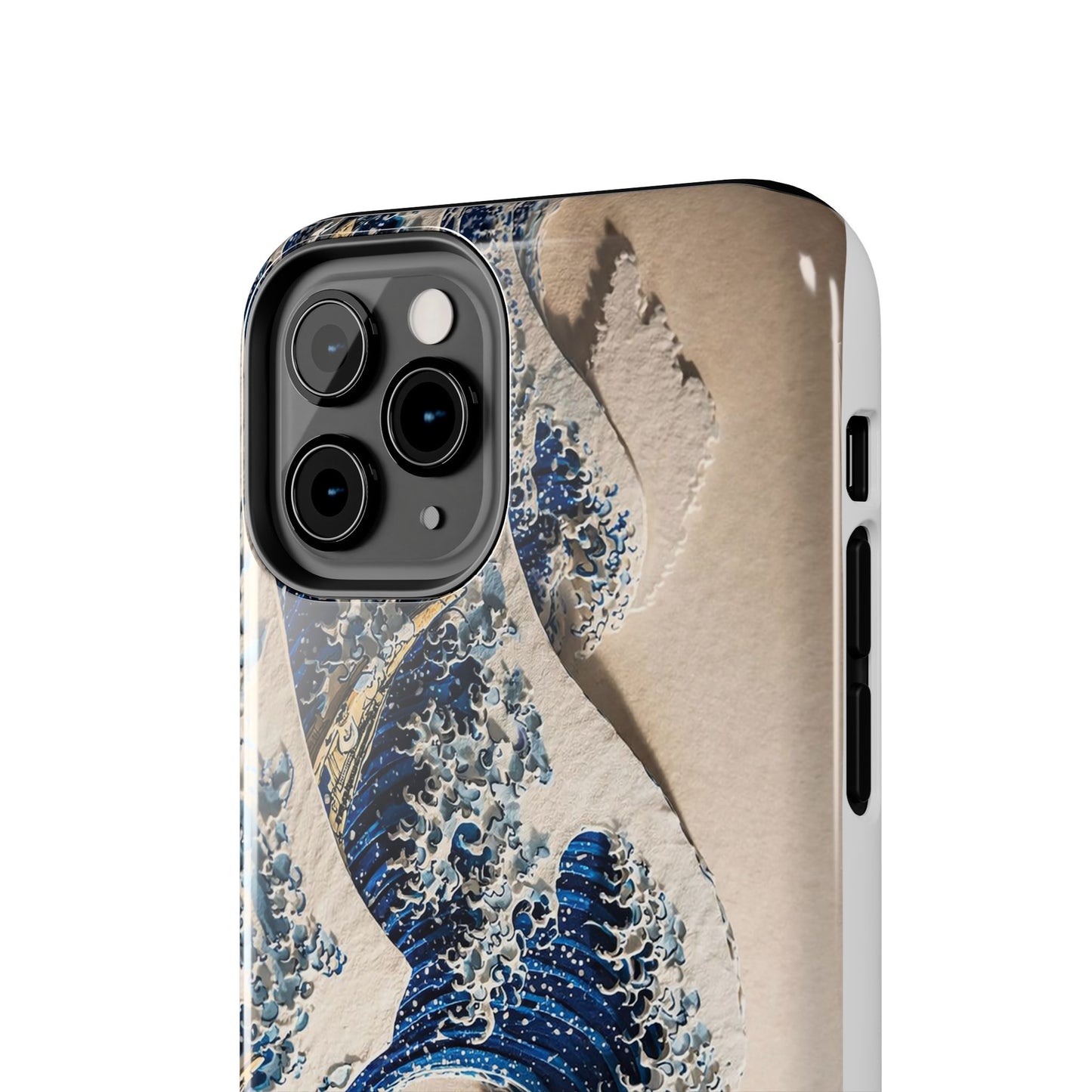 Great Wave 3D Embossed Tough Phone Case – Hokusai Japanese Art
