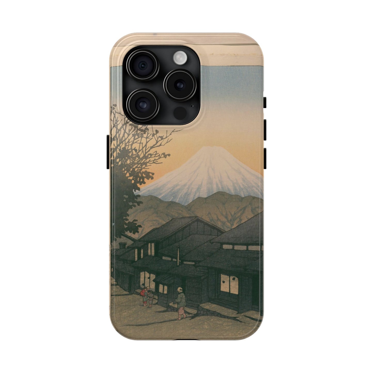 Kawase Hasui "Yuicho Village & Mount Fuji" Phone Case | 1935 Japanese Woodblock Art | Shin-Hanga