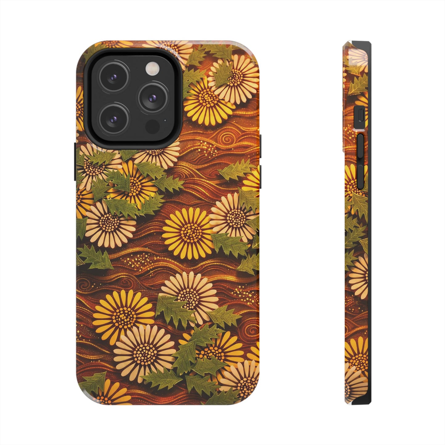 Japanese Dandelion Sunset Glow Tough Phone Case | Kamisaka Sekka 1901 | Meiji Era Art