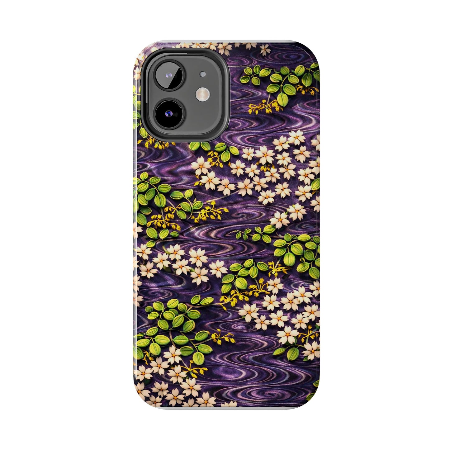 Sakura River Phone Case – Japanese Chiyogami Inspired Design