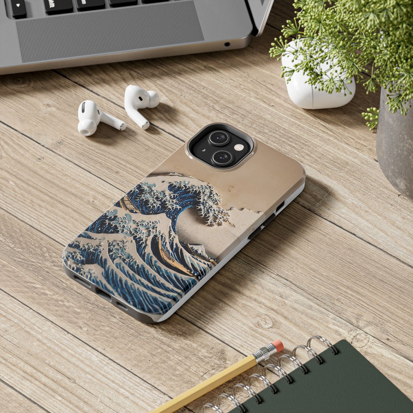 Japanese Great Wave Phone Case | Hokusai Katsushika 3D Art | Edo Era Masterpiece | Fuji Mountain
