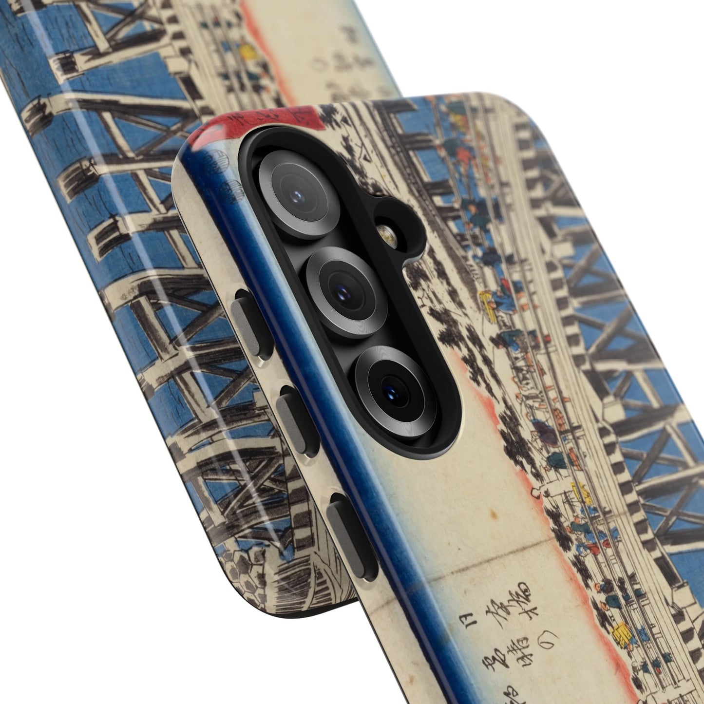 浮世絵ブリッジ・ミニマルスマホケース Ukiyo-e Bridge Minimalist Phone Case