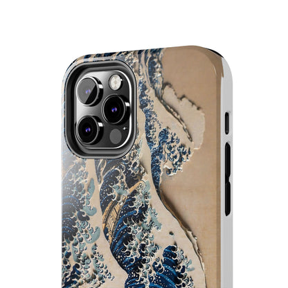 Great Wave 3D Shadow Relief Tough Phone Case – Hokusai Japanese Art
