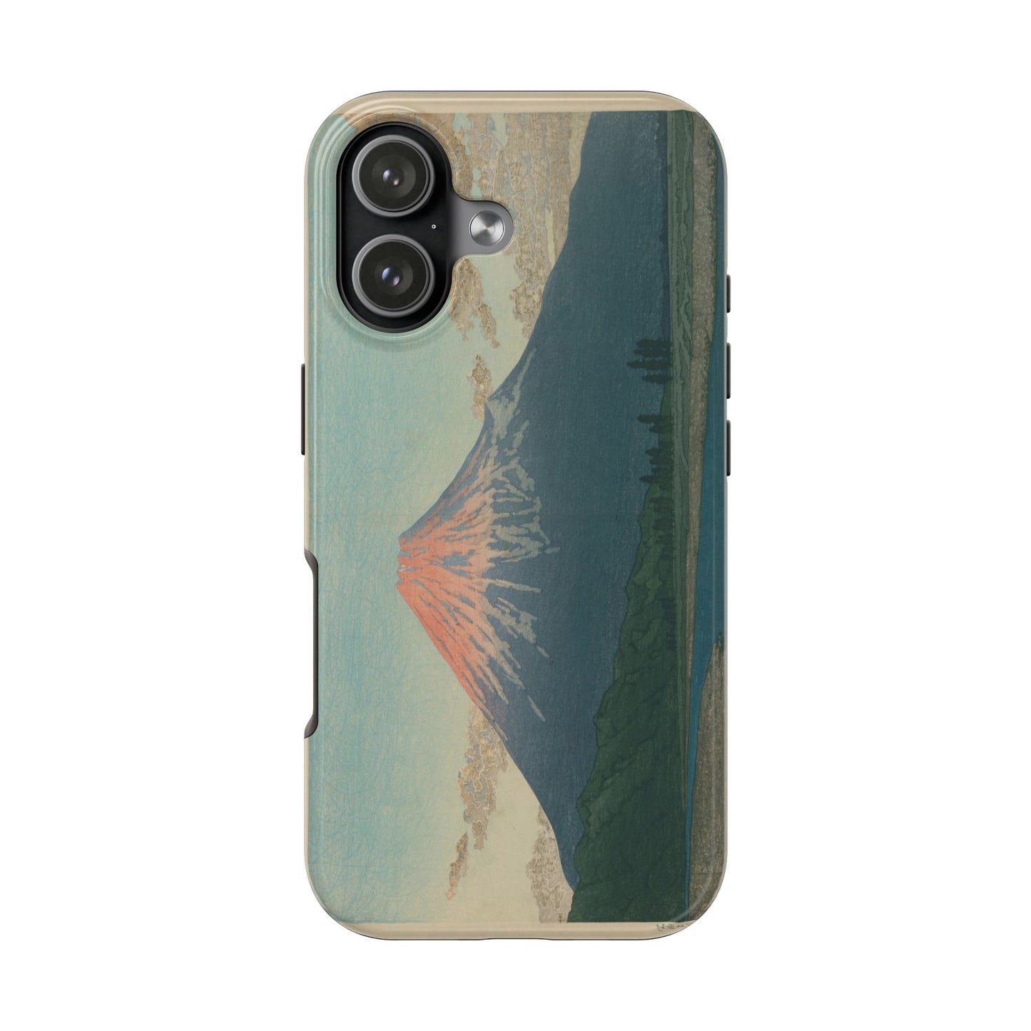 Red Fuji Japanese Ukiyo-e Phone Case - Hokusai Mount Fuji Art Cover