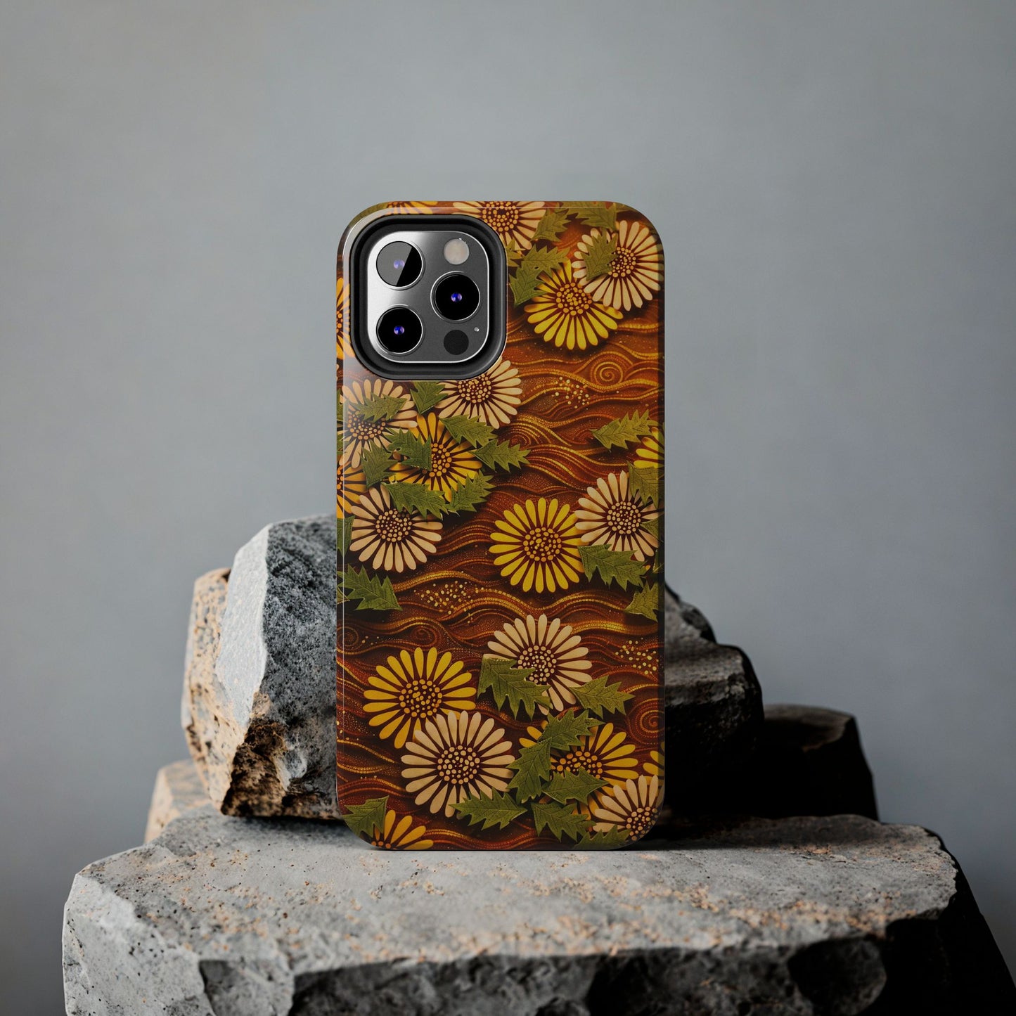 Japanese Dandelion Sunset Glow Tough Phone Case | Kamisaka Sekka 1901 | Meiji Era Art
