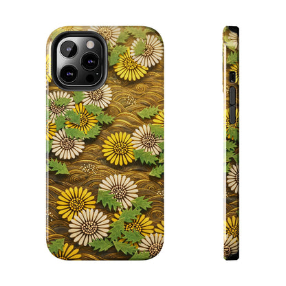 Japanese Dandelion Morning Glow Tough Phone Case | Kamisaka Sekka 1901 | Meiji Era Art