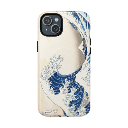 Great Wave off Kanagawa Tough Magnetic Phone Case - Hokusai Japanese Ukiyo-e Art
