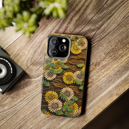 Japanese Dandelion Tough Phone Case | Kamisaka Sekka Zuanbyakushu 1901 | Meiji Era Art