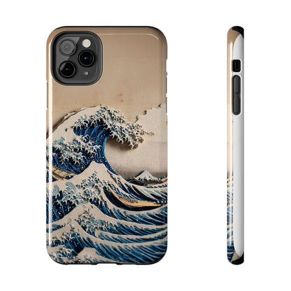 Japanese Great Wave Phone Case | Hokusai Katsushika 3D Art | Edo Era Masterpiece | Fuji Mountain