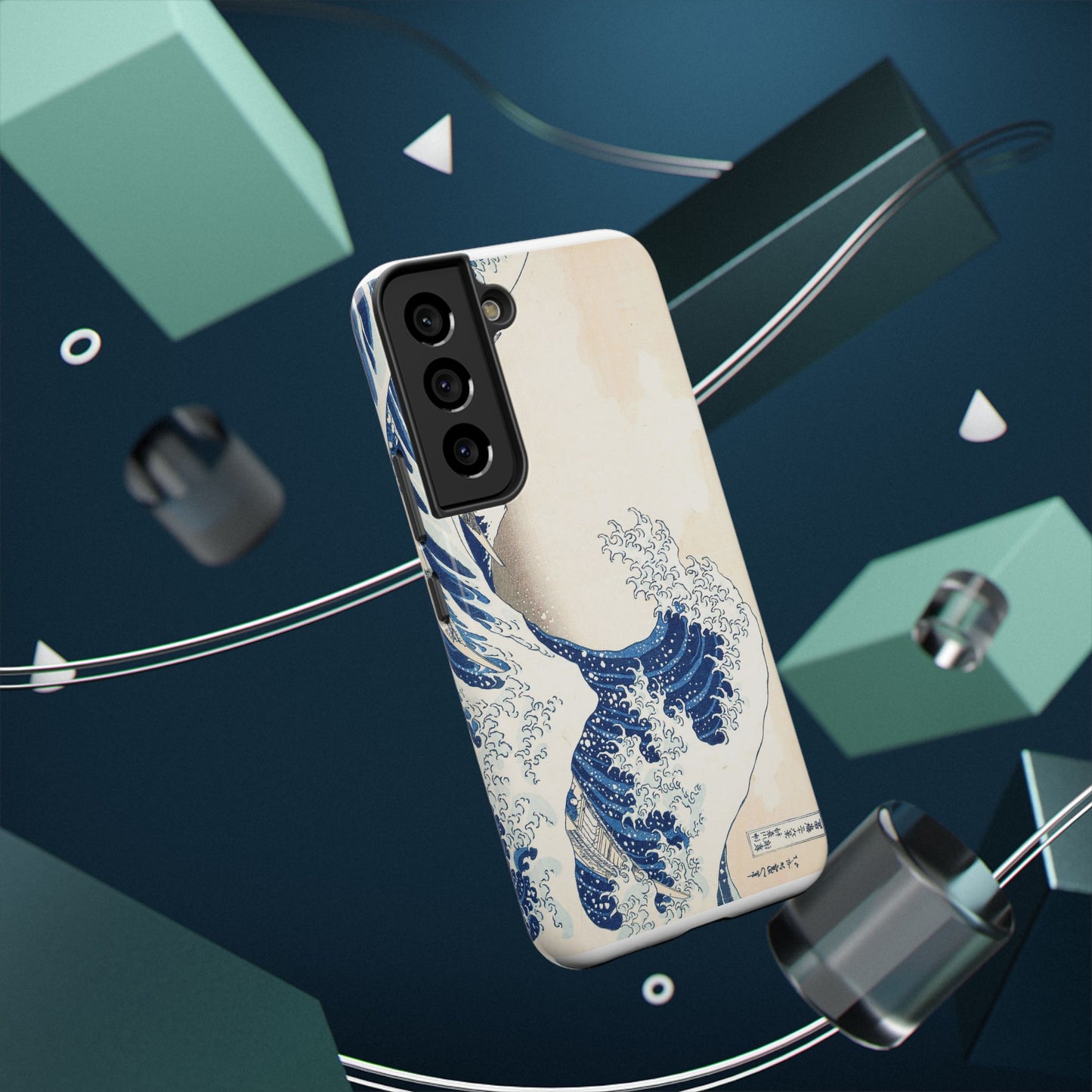 Hokusai "The Great Wave" Shockproof Phone Case | Edo Era Japanese Ukiyo-e Art | Dual Layer Protection