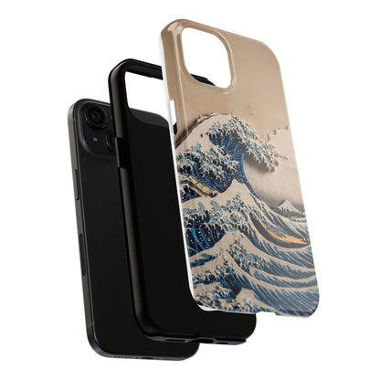 Japanese Great Wave Phone Case | Hokusai Katsushika 3D Art | Edo Era Masterpiece | Fuji Mountain