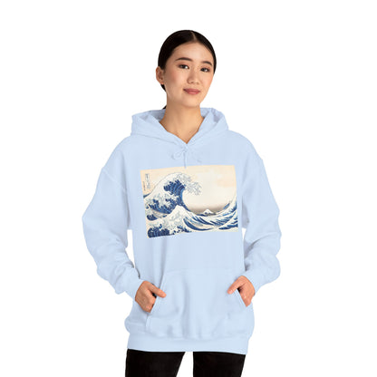 Great Wave off Kanagawa Hoodie - Hokusai Japanese Ukiyo-e Unisex Sweatshirt