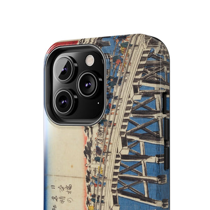 浮世絵ブリッジ・ミニマルスマホケース Ukiyo-e Bridge Minimalist Phone Case