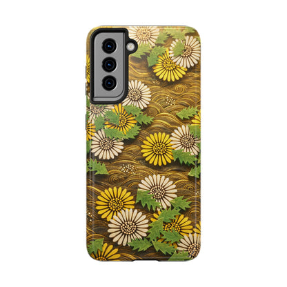 Japanese Dandelion Morning Glow Tough Phone Case | Kamisaka Sekka 1901 | Meiji Era Art
