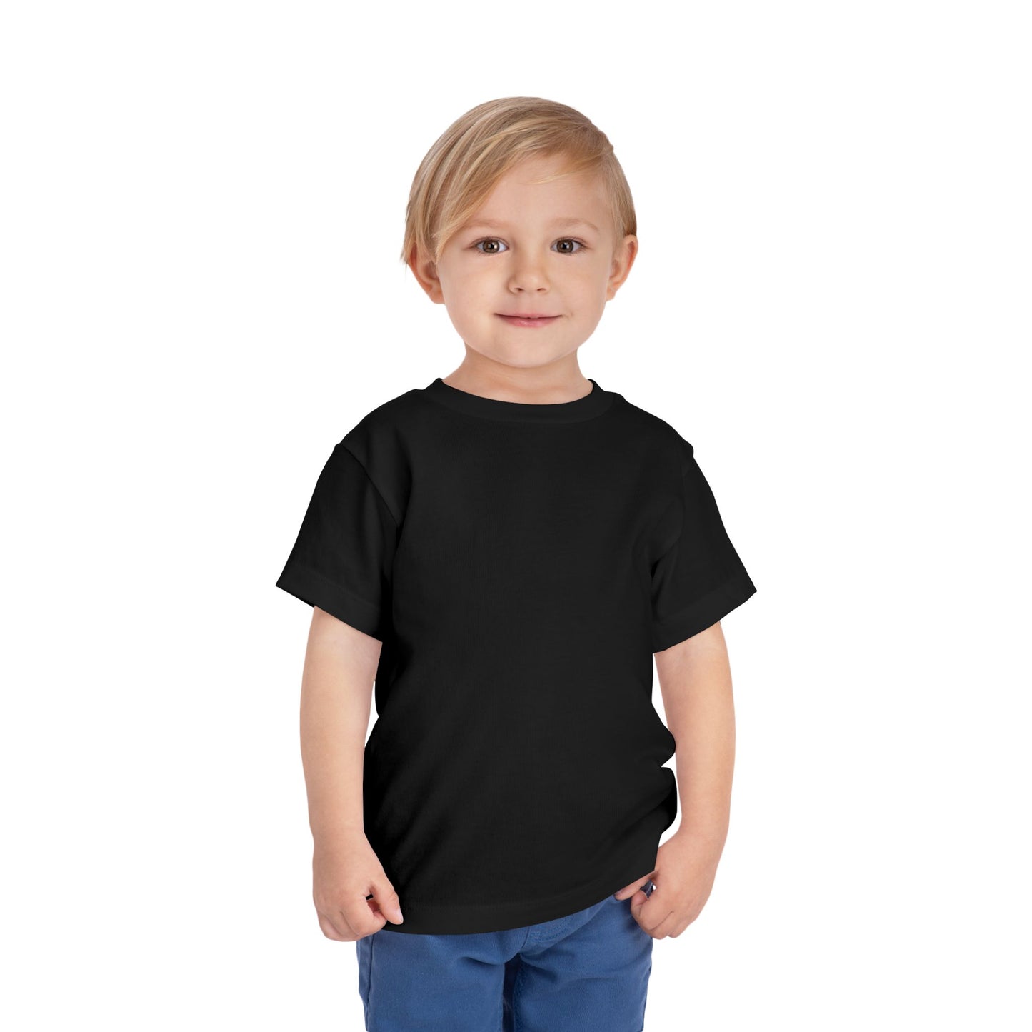 Great Wave off Kanagawa Toddler T-Shirt - Hokusai Japanese Art Back Print Kids Tee