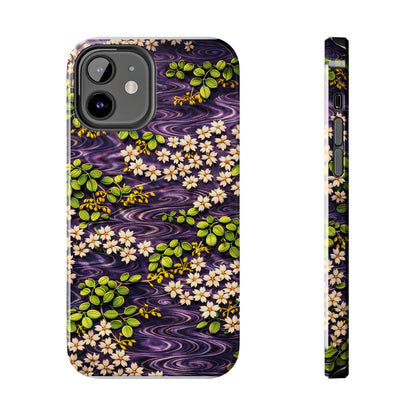 Sakura River Phone Case – Japanese Chiyogami Inspired Design