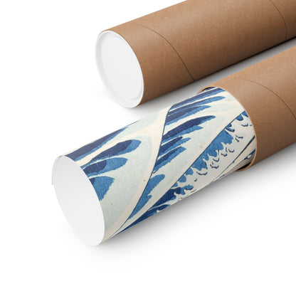 Hokusai Wave Matte Poster — The Great Wave Off Kanagawa Horizontal Print