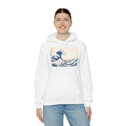 Great Wave off Kanagawa Hoodie - Hokusai Japanese Ukiyo-e Unisex Sweatshirt